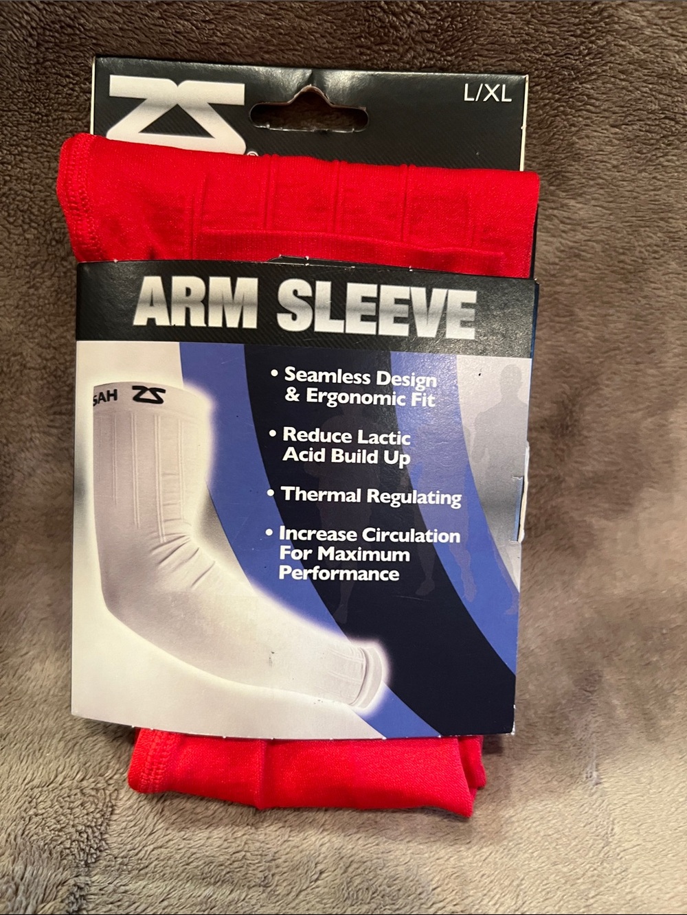 Arm Sleeves - Pair Compression Sleeves - Red